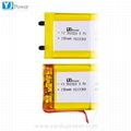 3.7V 302323 90mAh li-polymer battery