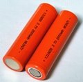 Li-ion 18650 Cylindrical Rechargeable Cell: 3.7V 2600mAh 2