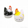 2016  promotional chicken shape kitchen Timer  animal alarm timer kitchen countd 4