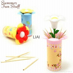 Automatic toothpick holder pocket  Romantic creative toothpick box 