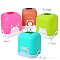 Tissue box Cotton cartoon  Tissue Holder Cover plastic Removable Home Decoration 2