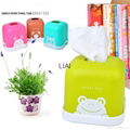 Tissue box Cotton cartoon  Tissue Holder Cover plastic Removable Home Decoration 1