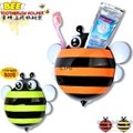 Cute minion bee Cartoon suction cup toothbrush holder bathroom accessories  5