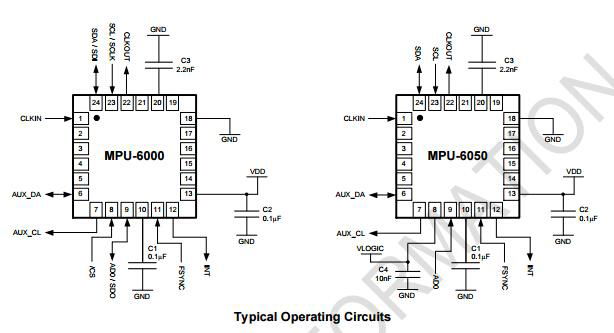 Motiontracking Device IC Mpu-6000 Integrated Circuit Invensence 3