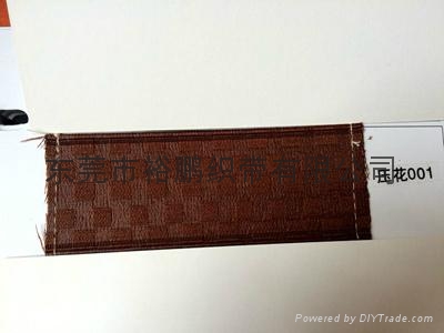 廠家直銷 環保壓花鬆緊帶 鬆緊帶寬 彩色女鞋輔料 定製批發