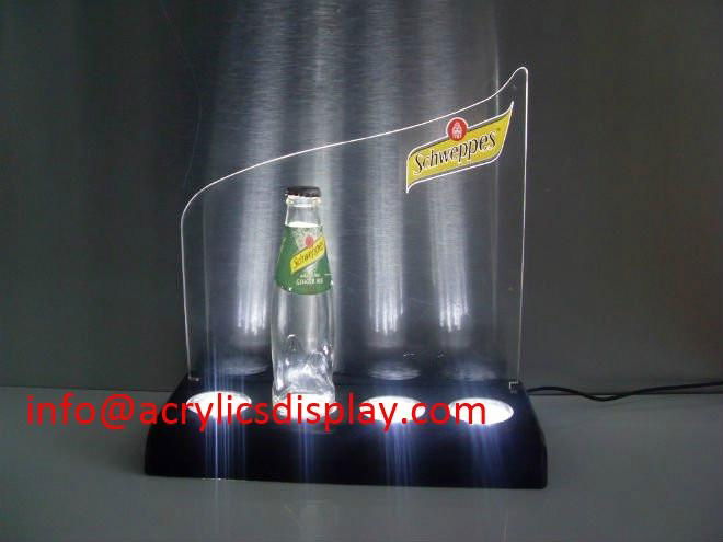 acrylic LED wine display 2