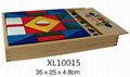 colorful wooden jenga, tangram puzzle 10