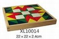 colorful wooden jenga, tangram puzzle 17