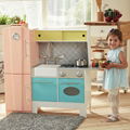 wooden kids kitchen play set toy  13