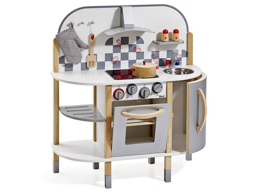 2016 hot sale modern wooden kitchen play set toy  3