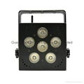 6x18W LED Battery Power & Wireless Par Light