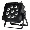 9x18w Battery Power & Wireless Par Light 1