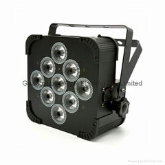 9*18w LED Battery Power & Wireless Par Light