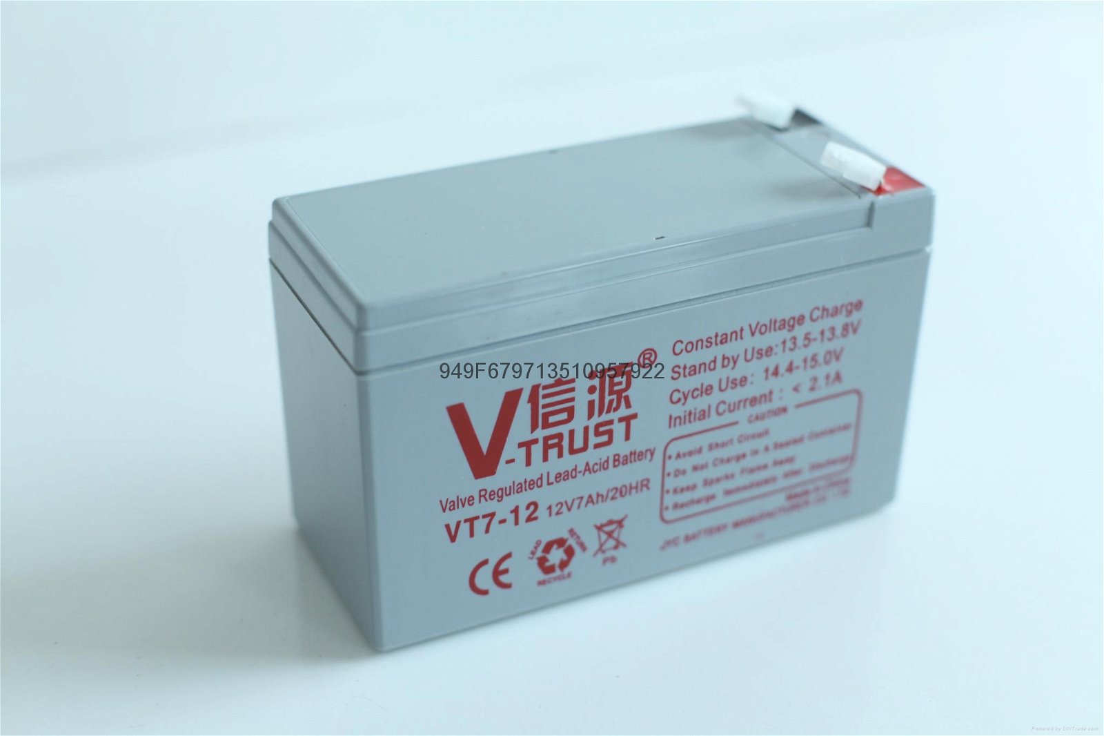  广东金悦诚蓄电池JYC电池12V7AH信源品牌德尼欧电池INNOTEK铅酸蓄电池 2