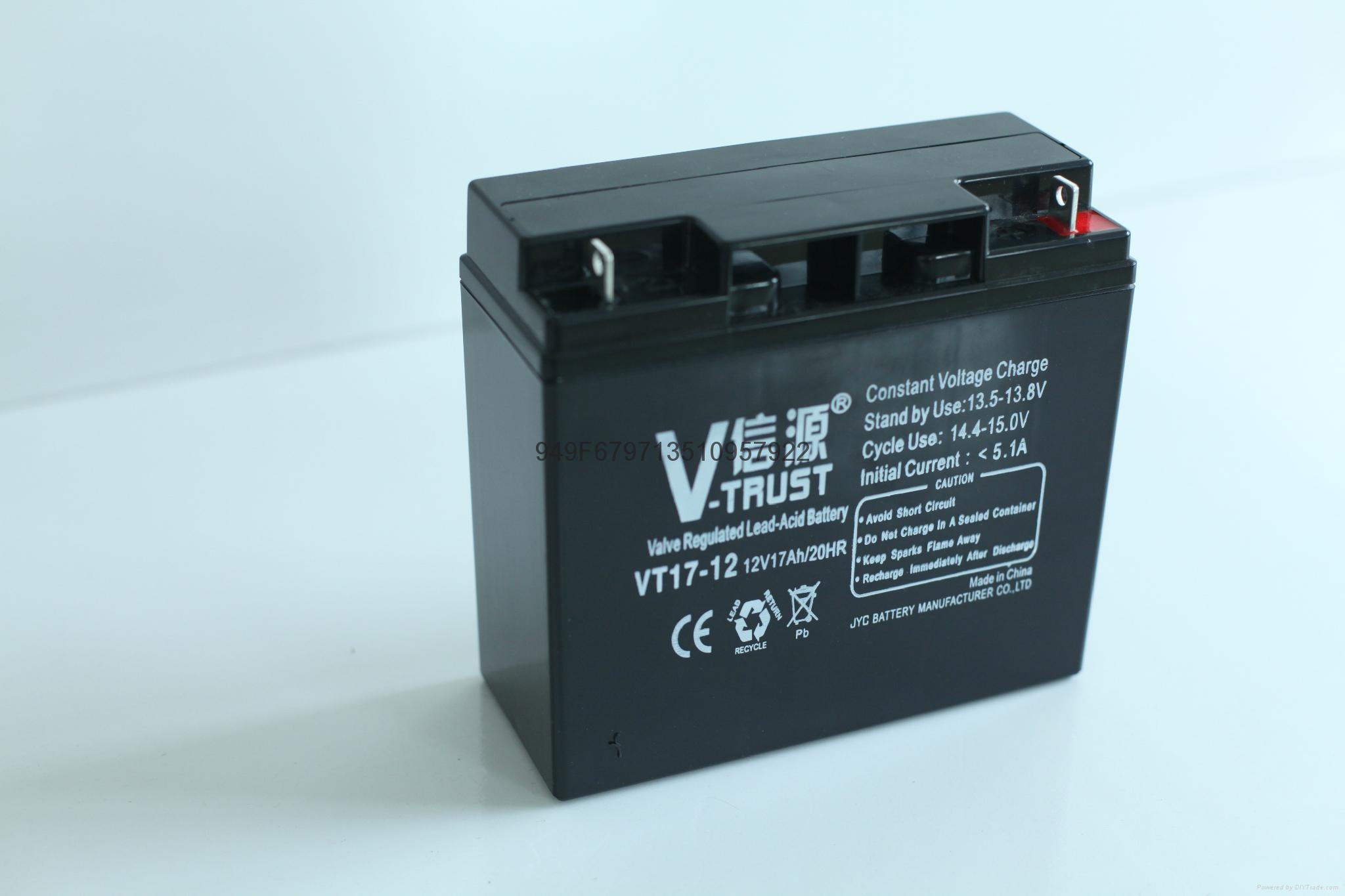 信源蓄电池12v17ah