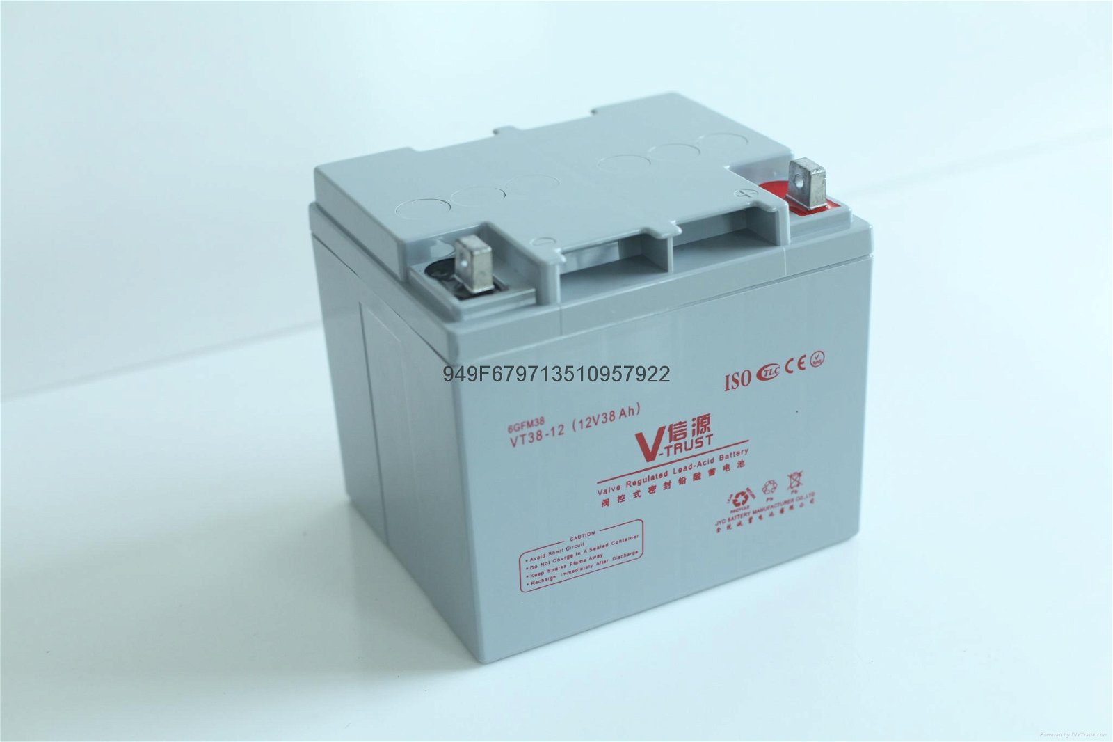 信源免维护阀控式铅酸蓄电池VT38-12金悦诚蓄电池 2