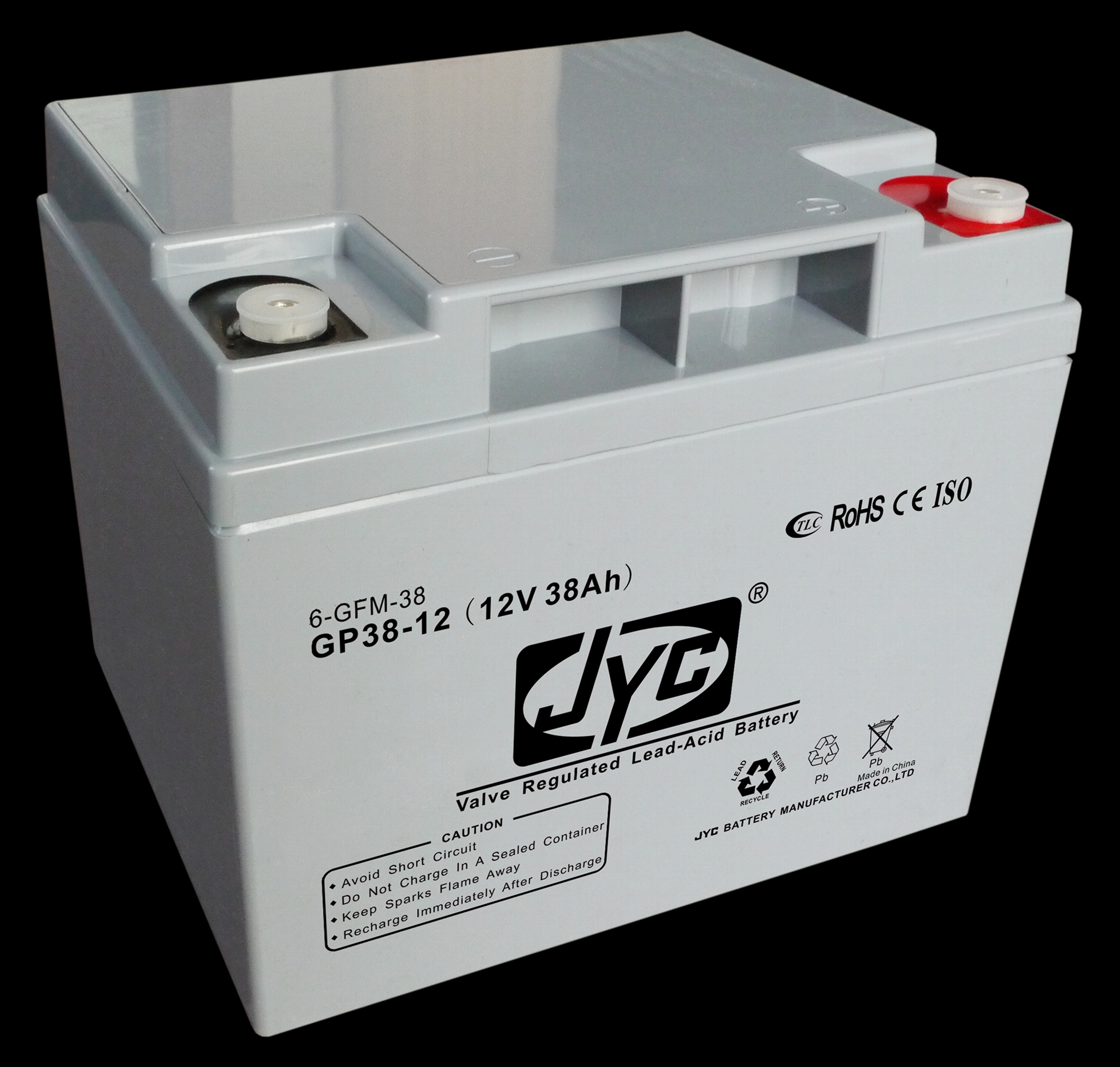 jyc电池12v38ah金悦诚蓄电池 4