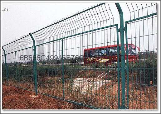 湖北隨州公路護欄/雙邊絲圍欄/湖北鋼絲網 4