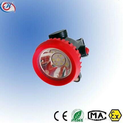 Rechargeable  Li- ion battery caplamp 4