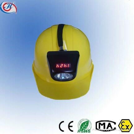 Advanced Digital LED Miner Lamp  headlamp cap light with Display