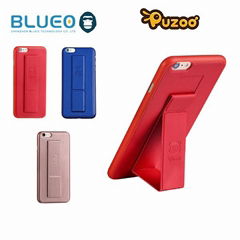 Puzoo ultra thin PU multifunction for iPhone 6/6S Plus smart phone case