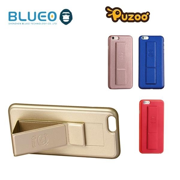Puzoo ultra thin PU multifunction for iPhone 6/6S Plus smart phone case 3