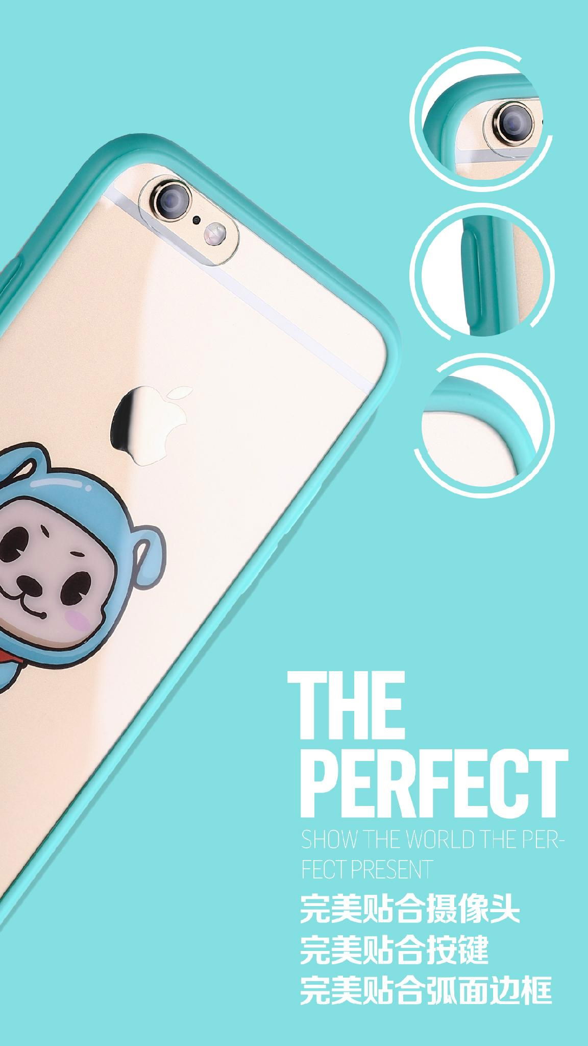 PUZOO New Arrival Cute mobile phone cover for iphone 6/6s Plus 2