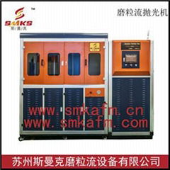 One item automatic circulating fluid polishing machine