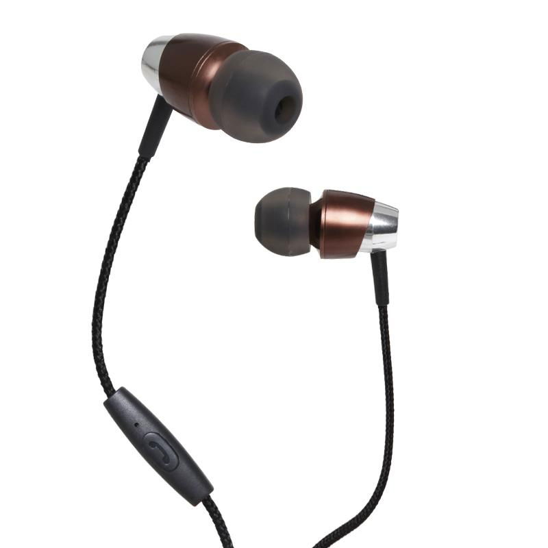 KDK cheaper Metal wired earphone, in-ear style stereo headset with mic  2