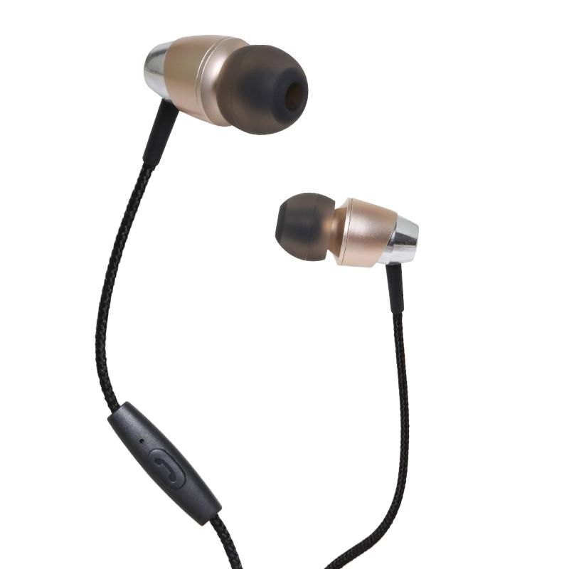 KDK cheaper Metal wired earphone, in-ear style stereo headset with mic  3