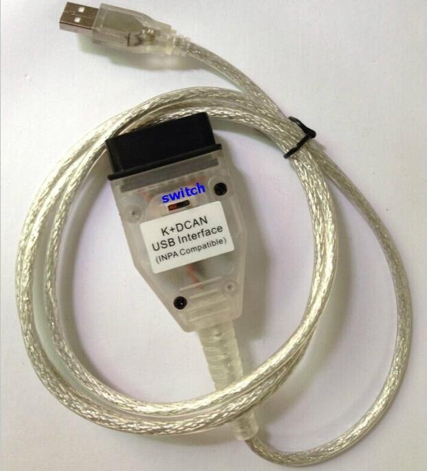 K+DCAN USB Interface BMW INPA Automotive Diagnostic Tool with Switch