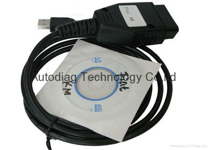  FIAT Km Tool Via OBD2 Diagnostic Cable 3