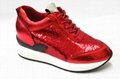 Leather sequins leisure trend for women's shoes 2