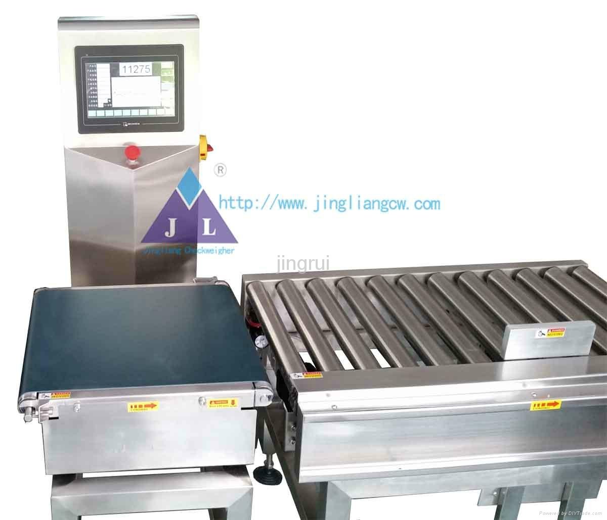 Automatic  high speed belt scales checkweigher JLCW-10 2