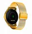 Metal Band Bluetooth Smart Watch compatiable with Both Ios & Andri 5