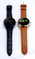 Leather Band Bluetooth Smart Watch compatiable with Both Ios & And