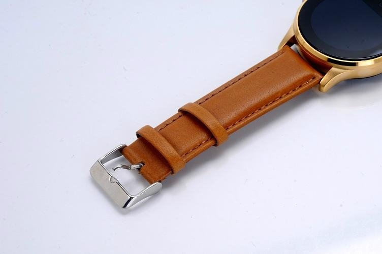 Leather Band Bluetooth Smart Watch compatiable with Both Ios & And 5