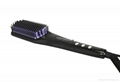 2016  Black Electric Hair Straightening Brush with Ceramic Coating 1