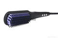 2016  Black Electric Hair Straightening Brush with Ceramic Coating 4