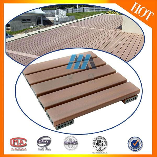 IDEAL FOR Garden Wood Plymer Composite Hollow Core Decking 2