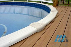 Low Maintenance Exterior wood plastic swimming pool deck