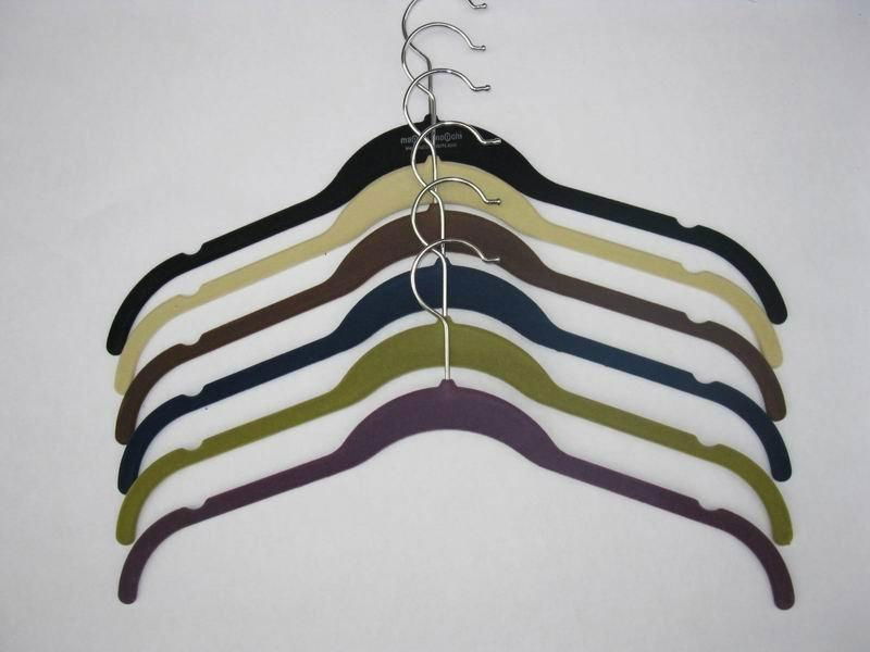 flocked skirt hanger CYF008 CYF (China Manufacturer) Clothes