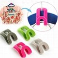 Colorful velvet mini hook hanger accessory