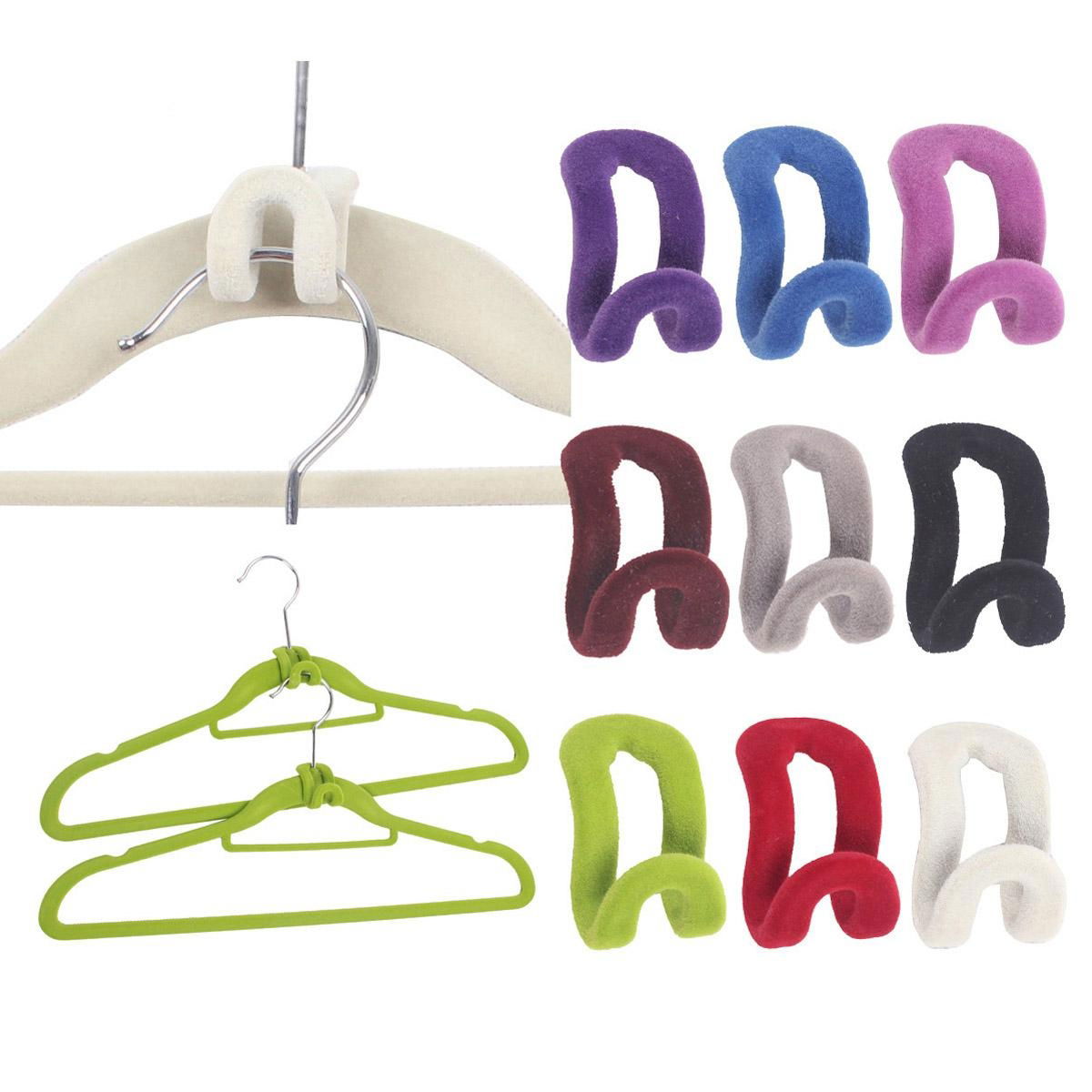 Colorful velvet mini hook hanger accessory 3