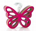 Flocked butterfly shape scarf hanger ,Non-slip 1