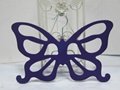 Flocked butterfly shape scarf hanger ,Non-slip 2