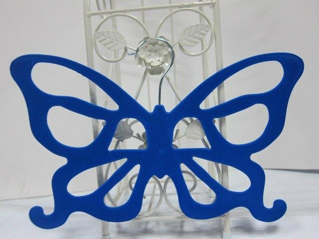 Flocked butterfly shape scarf hanger ,Non-slip 3