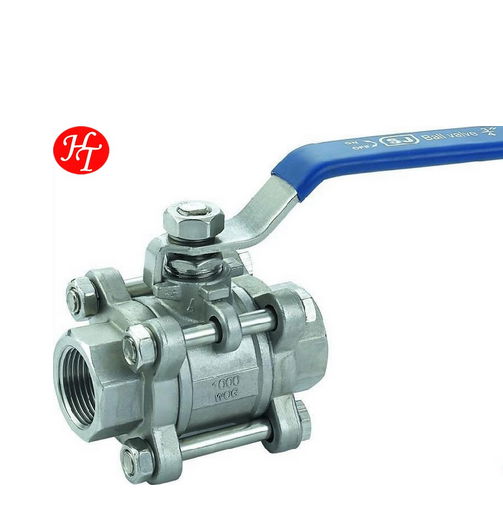 3 pc din flanged ball valve