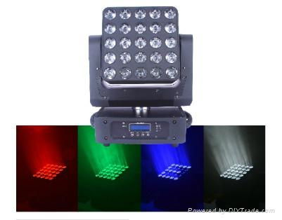 New professional 25pcs 12w Full color RGBW 4IN1  led lamp moving head Matrix lig 2