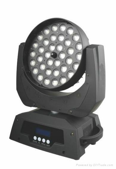 36pcs 12wRGBW4IN1 color led  ZOOM WASH BEAM  moving head light for stage ,party 